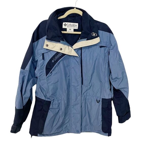 Columbia Navy & Light Blue Jacket Size S - Picture 1 of 10